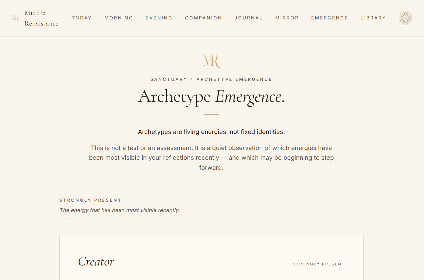 Archetype Emergence